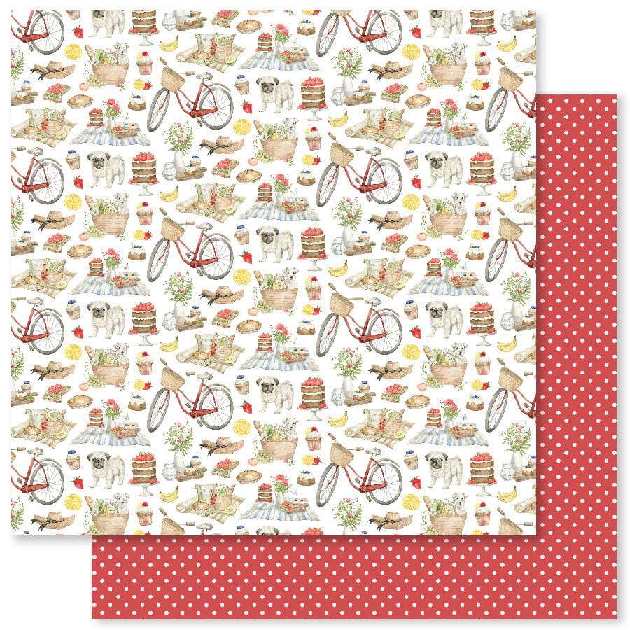Summer Pinic Pattern Summer Picnic Patterns 12x12 Paper Collection – The Scrap Room