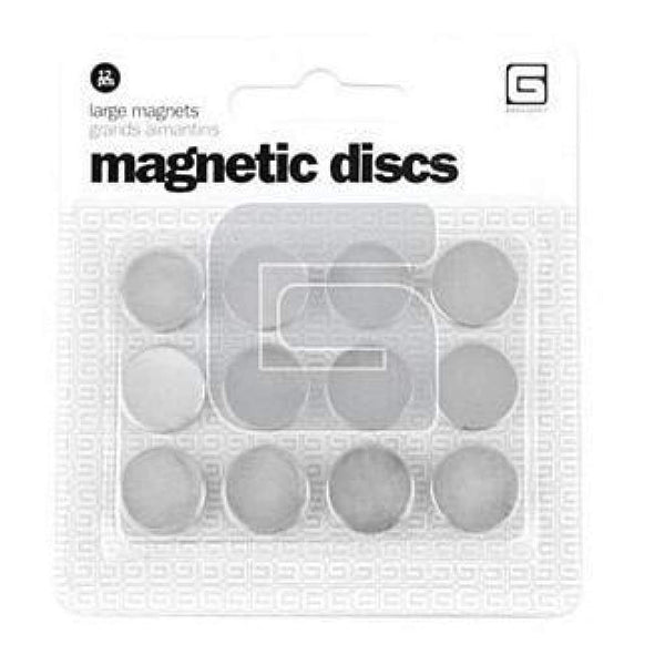 Grey Color Disc Basic Grey Magnetic Discs - Large – The Scrap Room